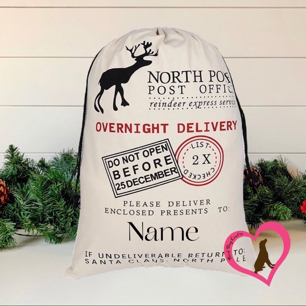 Personalized Santa Sack - Overnight Express